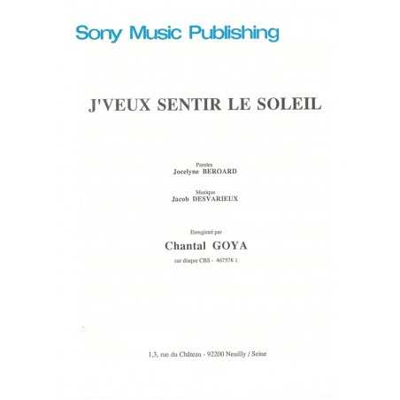 J'VEUX SENTIR LE SOLEIL