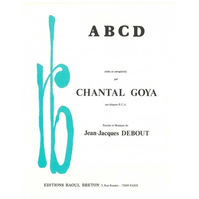 Partition A B C D Chantal GOYA