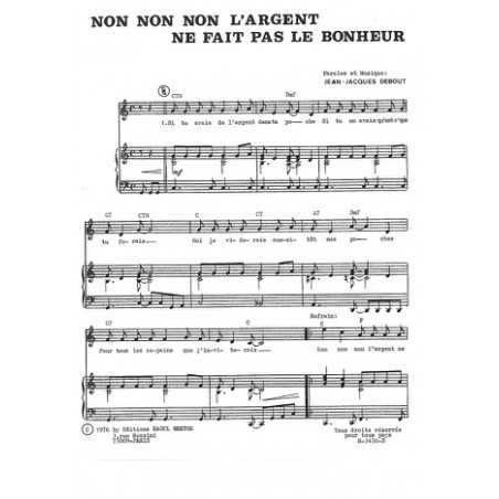 NON NON NON L'ARGENT NE FAIT PAS LE BONHEUR