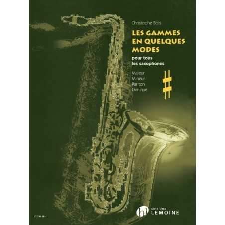 Les gammes en quelques modes (saxophone)