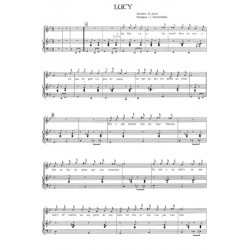 Sheet music LUCY Juliette PDF