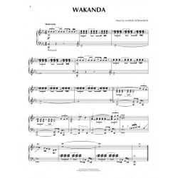 Sheet music BLACK PANTHER MARVEL