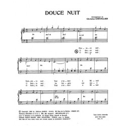 Partition DOUCE NUIT Mireille MATHIEU