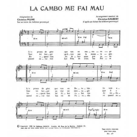 LA CAMBO ME FAI MAU