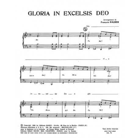 GLORIA IN EXCELSIS DEO