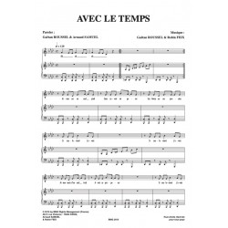 Sheet music AVEC LE TEMPS LOUISE ATTAQUE PDF