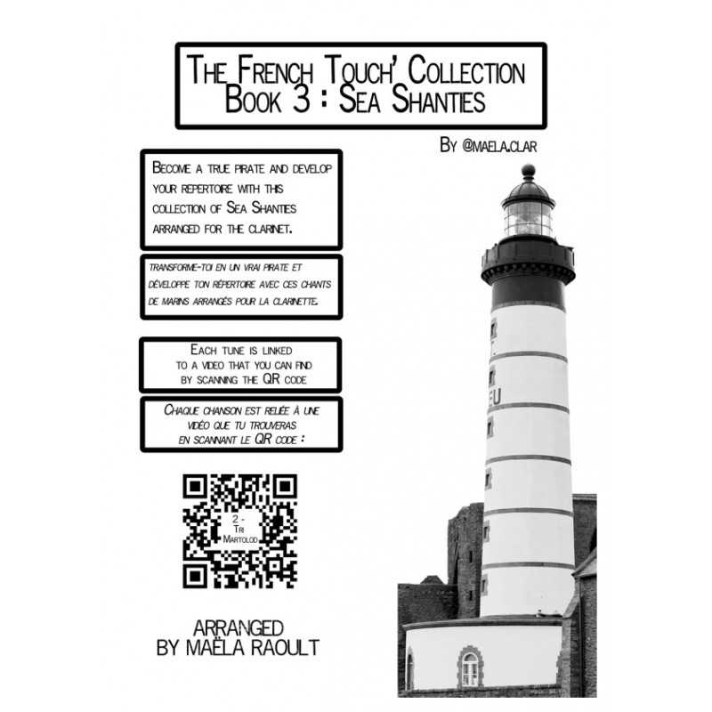 Partition THE FRENCH TOUCH' COLLECTION BOOK 3 SEA SHANTIES Maëla Raoult