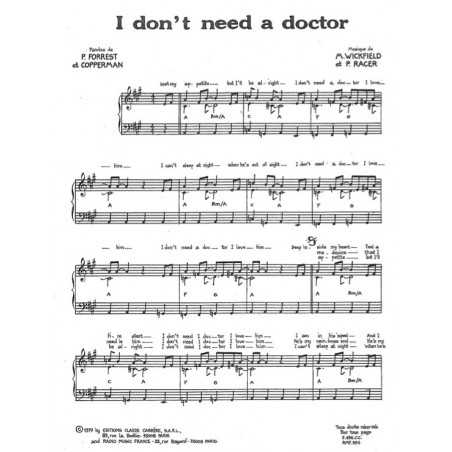 I DON'T NEED A DOCTOR