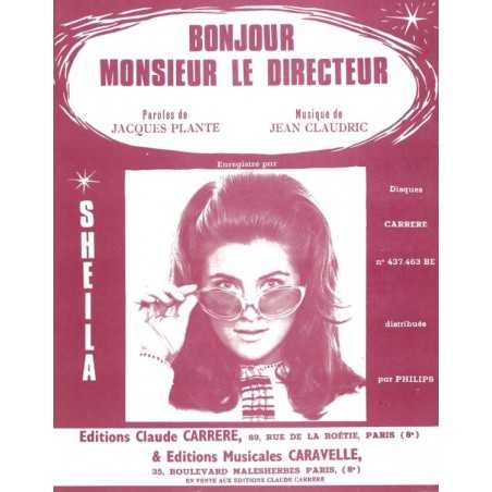 BONJOUR MONSIEUR LE DIRECTEUR