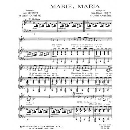 MARIE, MARIA
