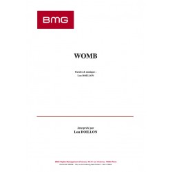 Sheet music WOMB Lou Doillon PDF