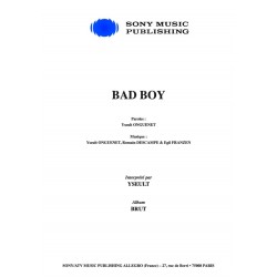Sheet music BAD BOY YSEULT pdf