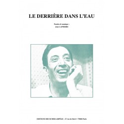 Sheet music LE DERRIÈRE DANS L'EAU Philippe CLAY PDF