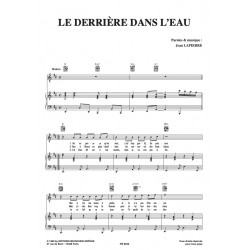 Partition LE DERRIÈRE DANS L'EAU Philippe CLAY PDF