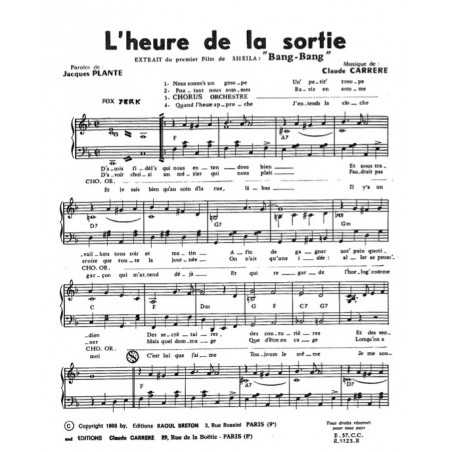 L'HEURE DE LA SORTIE