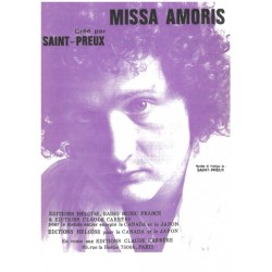 Sheet music MISSA AMORIS SAINT-PREUX PDF