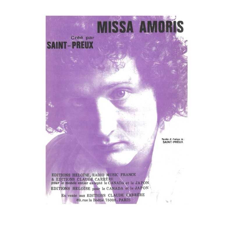 Sheet music MISSA AMORIS SAINT-PREUX PDF