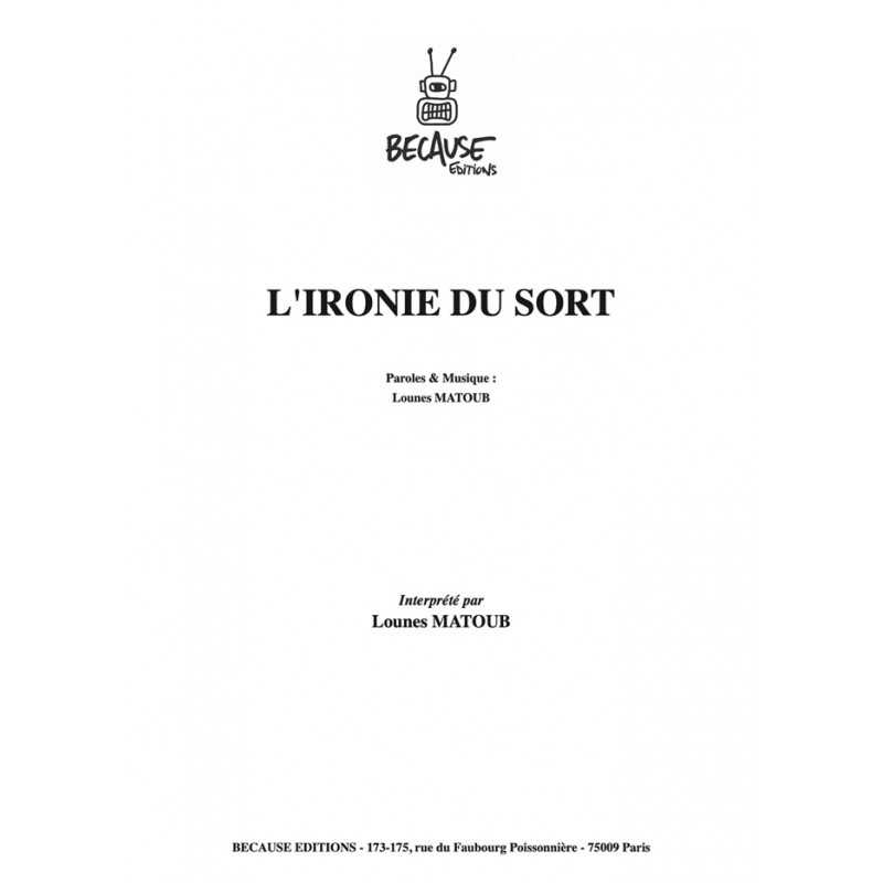 Partition L'IRONIE DU SORT MATOUB LOUNÈS pdf