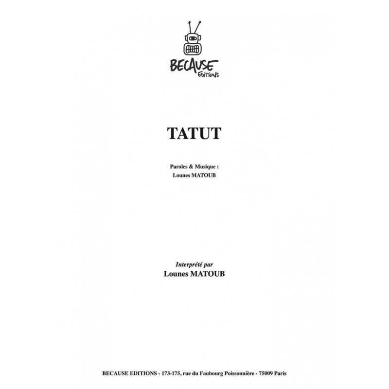 Sheet music TATUT MATOUB LOUNÈS pdf