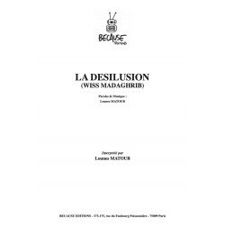 Partition LA DESILLUSION MATOUB LOUNÈS pdf