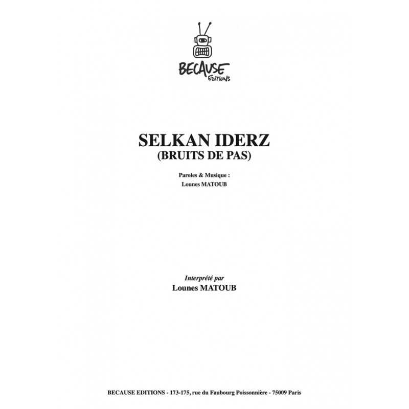 Partition SELKAN IDERZ (BRUITS DE PAS) MATOUB LOUNÈS pdf