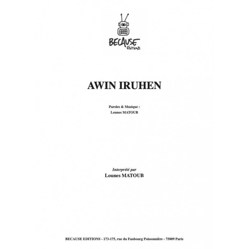 Sheet music AWIN IRUHEN MATOUB LOUNÈS pdf