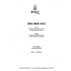 Sheet music DIS-MOI OUI Colonel Reyel PDF