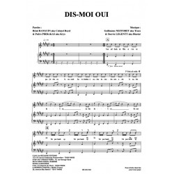Sheet music DIS-MOI OUI Colonel Reyel PDF