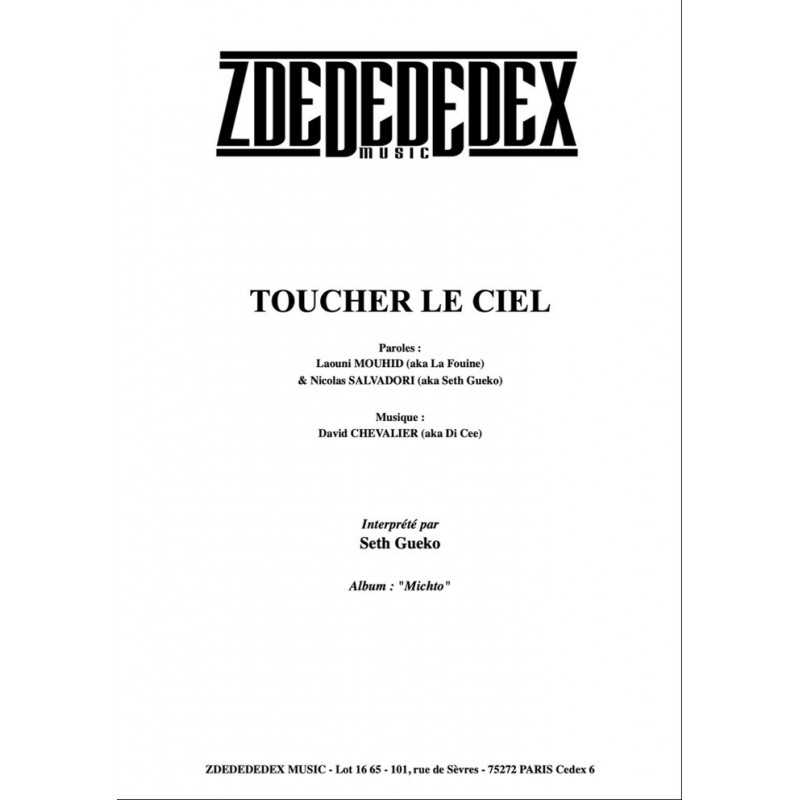 Partition PDF TOUCHER LE CIEL SETH GUEKO