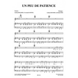 Sheet music UN PEU DE PATIENCE LOUISE ATTAQUE PDF