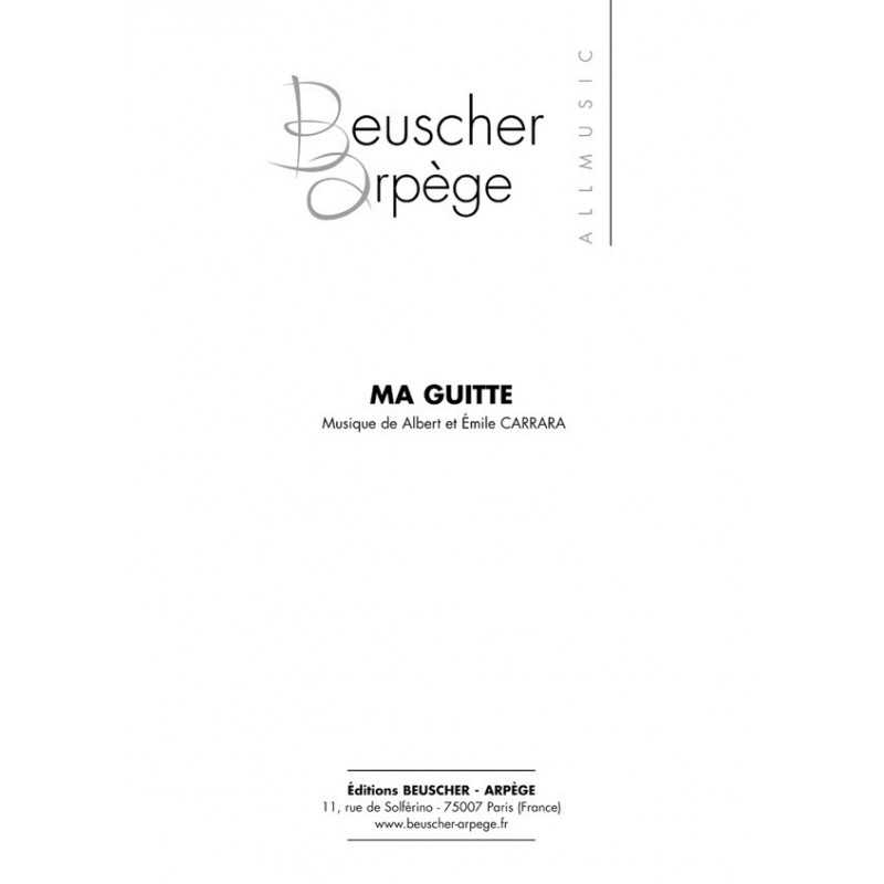 Partition PDF MA GUITTE Emile CARRARA