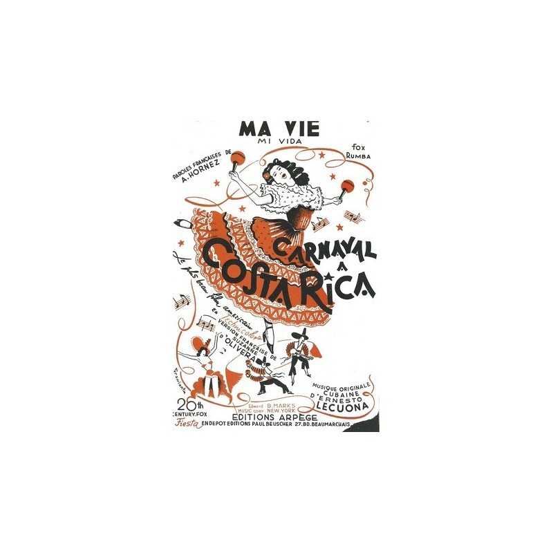 Partition PDF MA VIE (MI VIDA) Suzanne D'OLIVERA