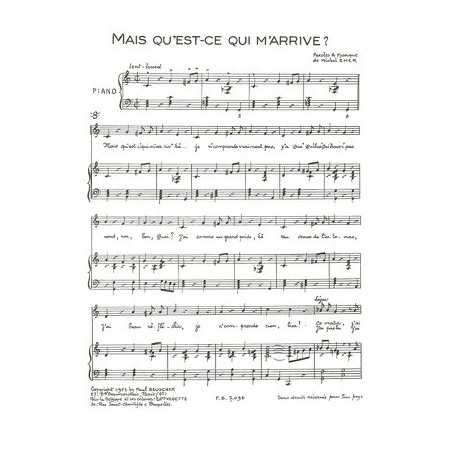 MAIS QU'EST-CE QUI M'ARRIVE ?