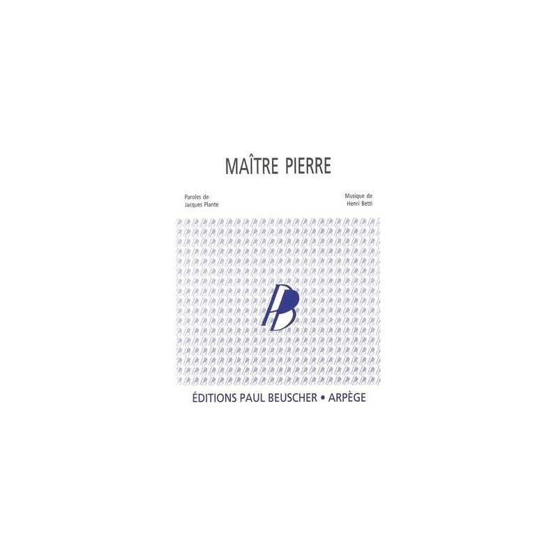 Partition PDF MAITRE PIERRE Yves MONTAND