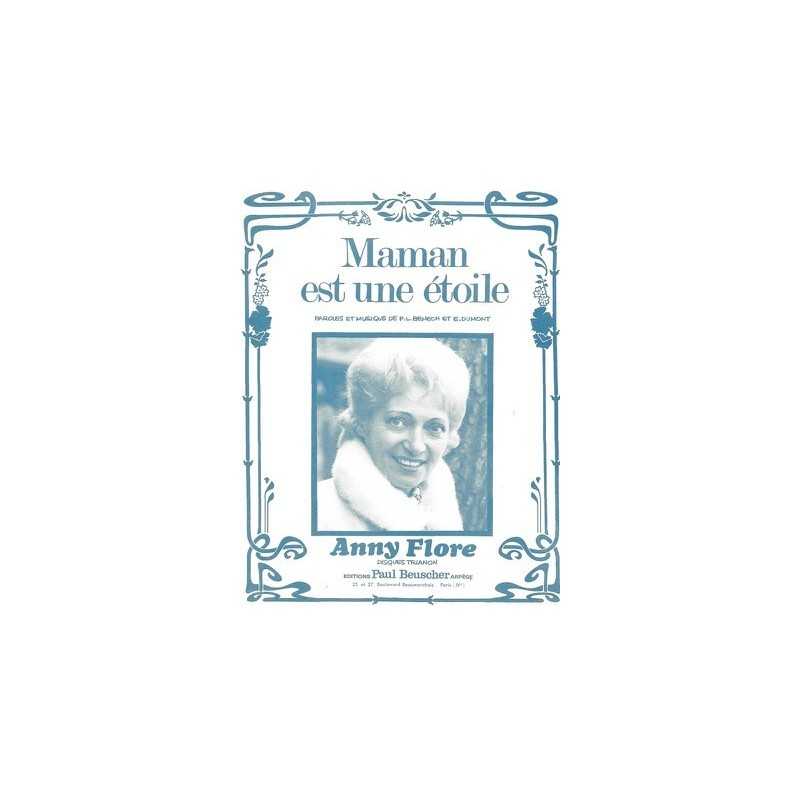 Partition PDF MAMAN EST UNE ETOILE Anny FLORE