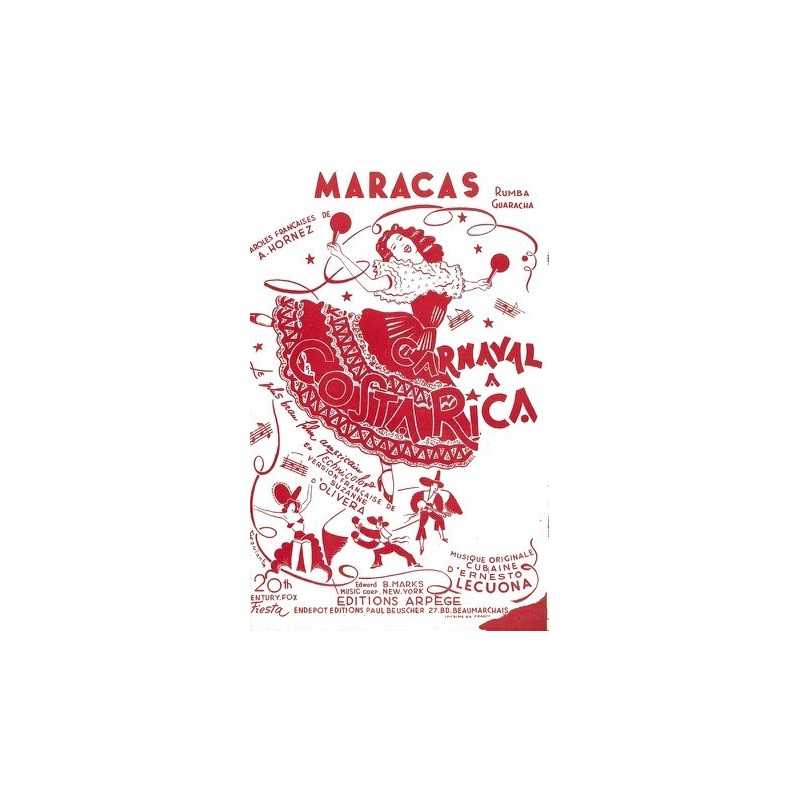 Partition PDF MARACAS Suzanne D'OLIVERA