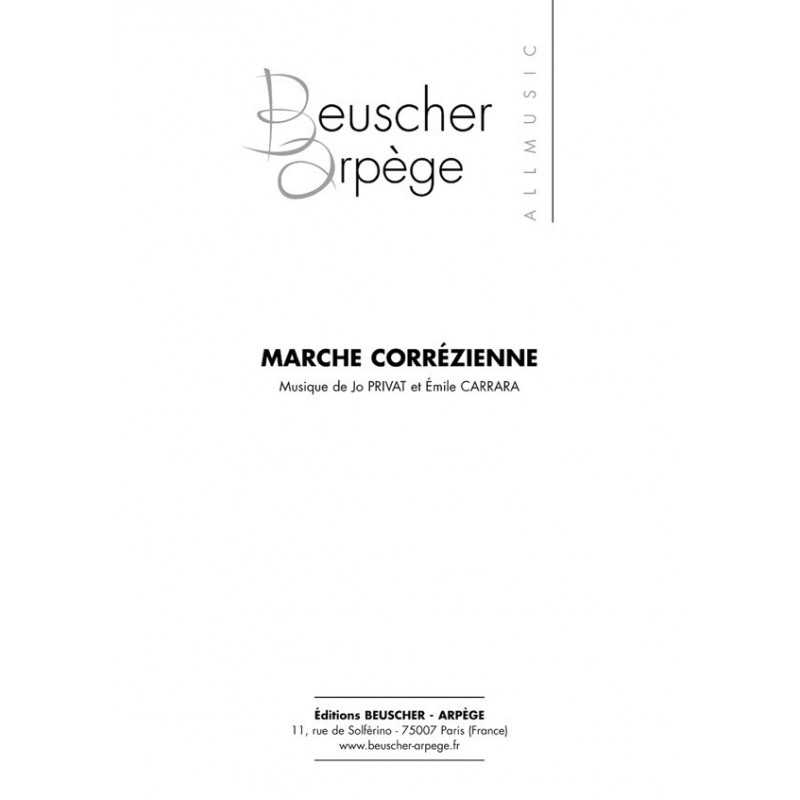 Partition PDF MARCHE CORREZIENNE Emile CARRARA