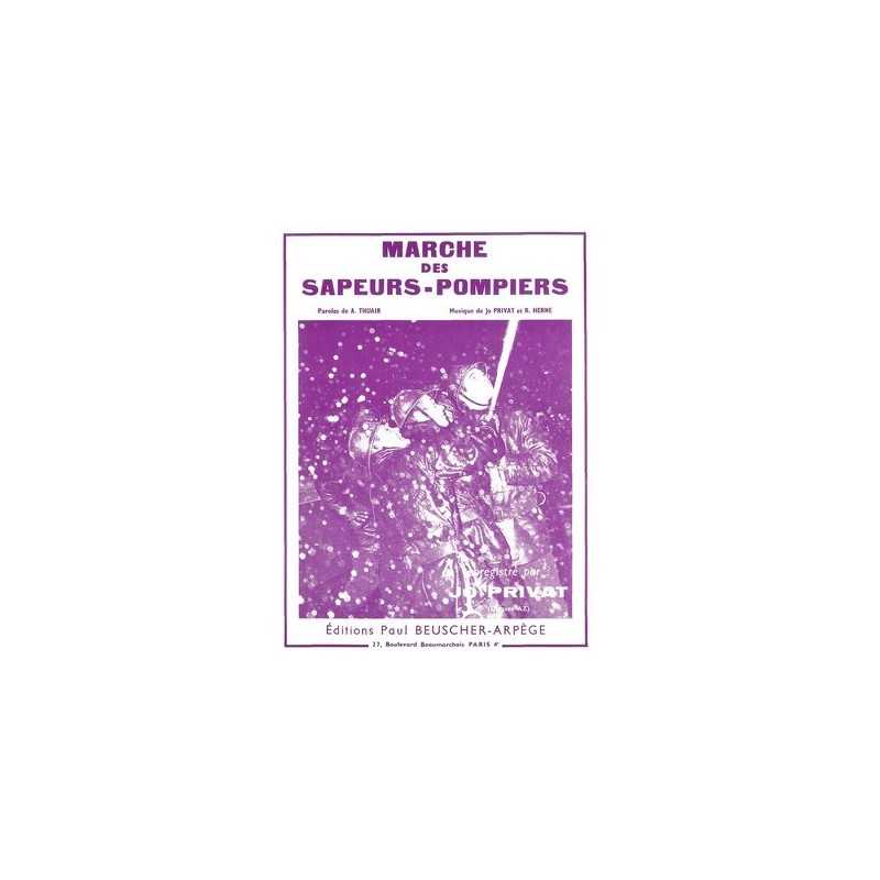 Partition PDF MARCHE DES SAPEURS-POMPIERS Jo PRIVAT