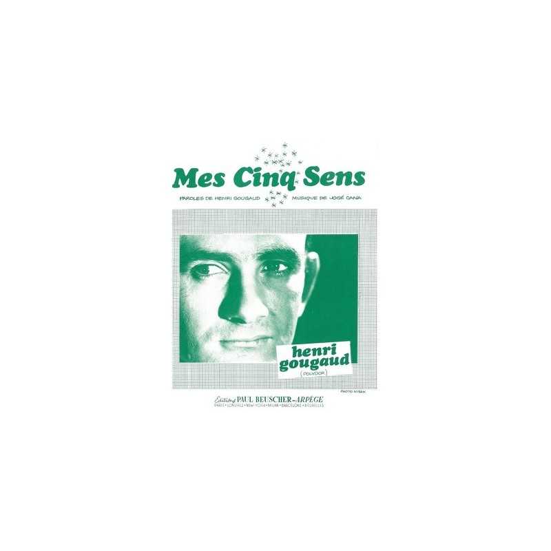 Partition PDF MES CINQ SENS Henri GOUGAUD