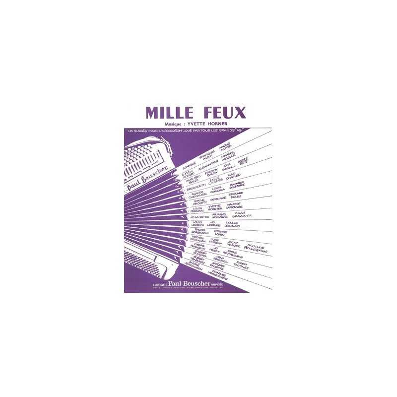 Partition PDF MILLE FEUX Yvette HORNER