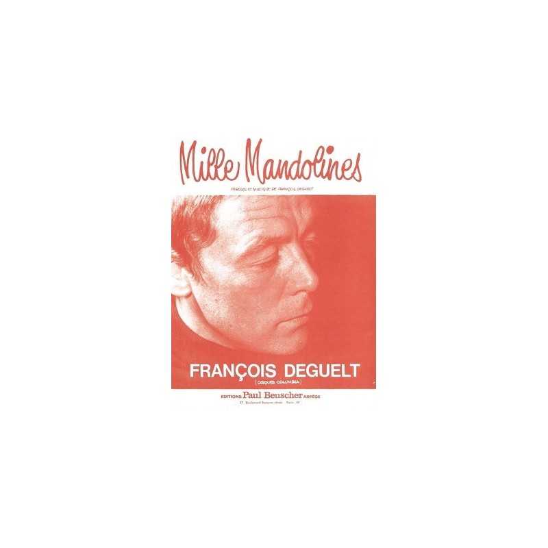 Partition PDF MILLE MANDOLINES François DEGUELT