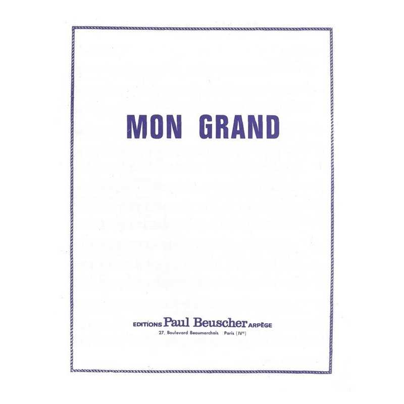 Partition PDF MON GRAND Lina MARGY