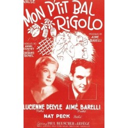 Partition PDF MON P'TIT BAL RIGOLO Lucienne DELYLE