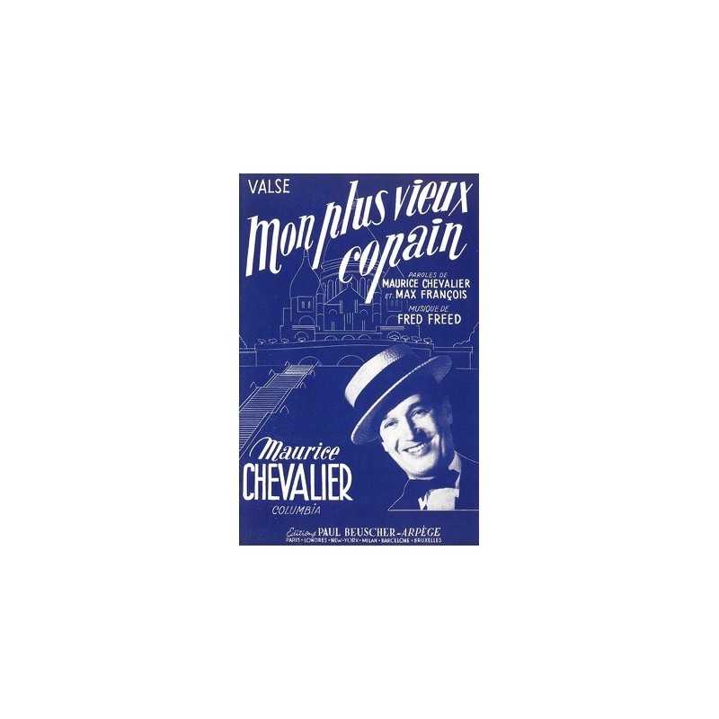 Partition PDF MON PLUS VIEUX COPAINS Maurice CHEVALIER
