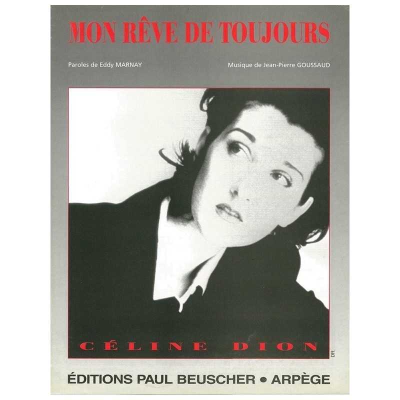 Partition PDF MON RÊVE DE TOUJOURS Céline DION