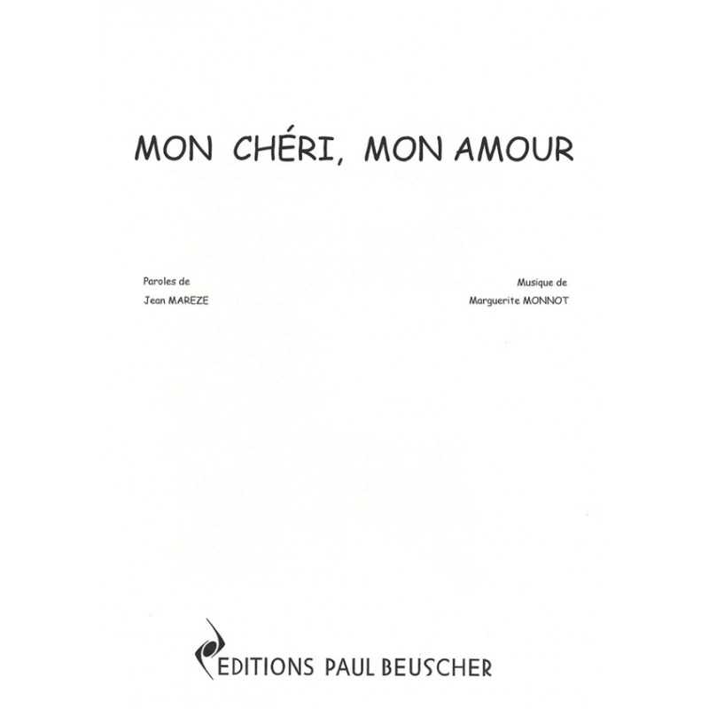 Partition PDF MON CHÉRI MON AMOUR André CLAVEAU