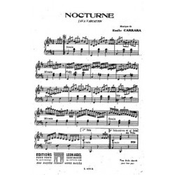 Partition PDF NOCTURNE Émile CARRARA