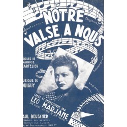 Partition PDF NOTRE VALSE À NOUS Léo MARJANE