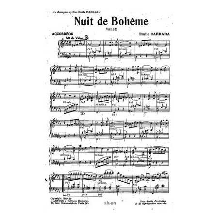 NUIT DE BOHÊME