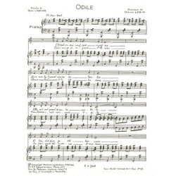Partition PDF ODILE BOURVIL sheet music